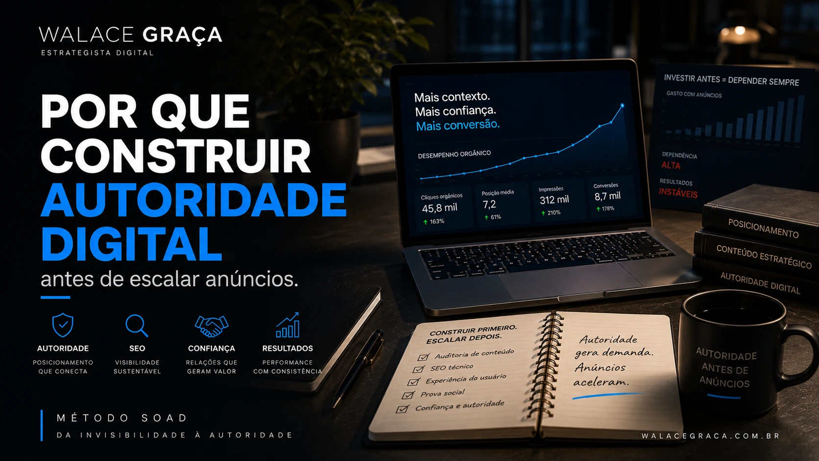 Por que construir autoridade digital antes de escalar anúncios