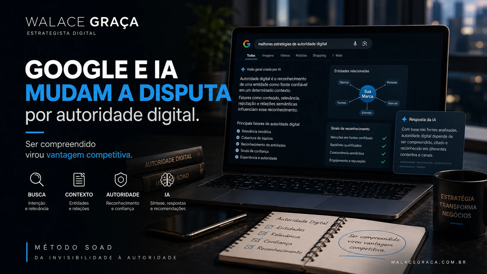 Google e inteligência artificial mudam a disputa por autoridade digital