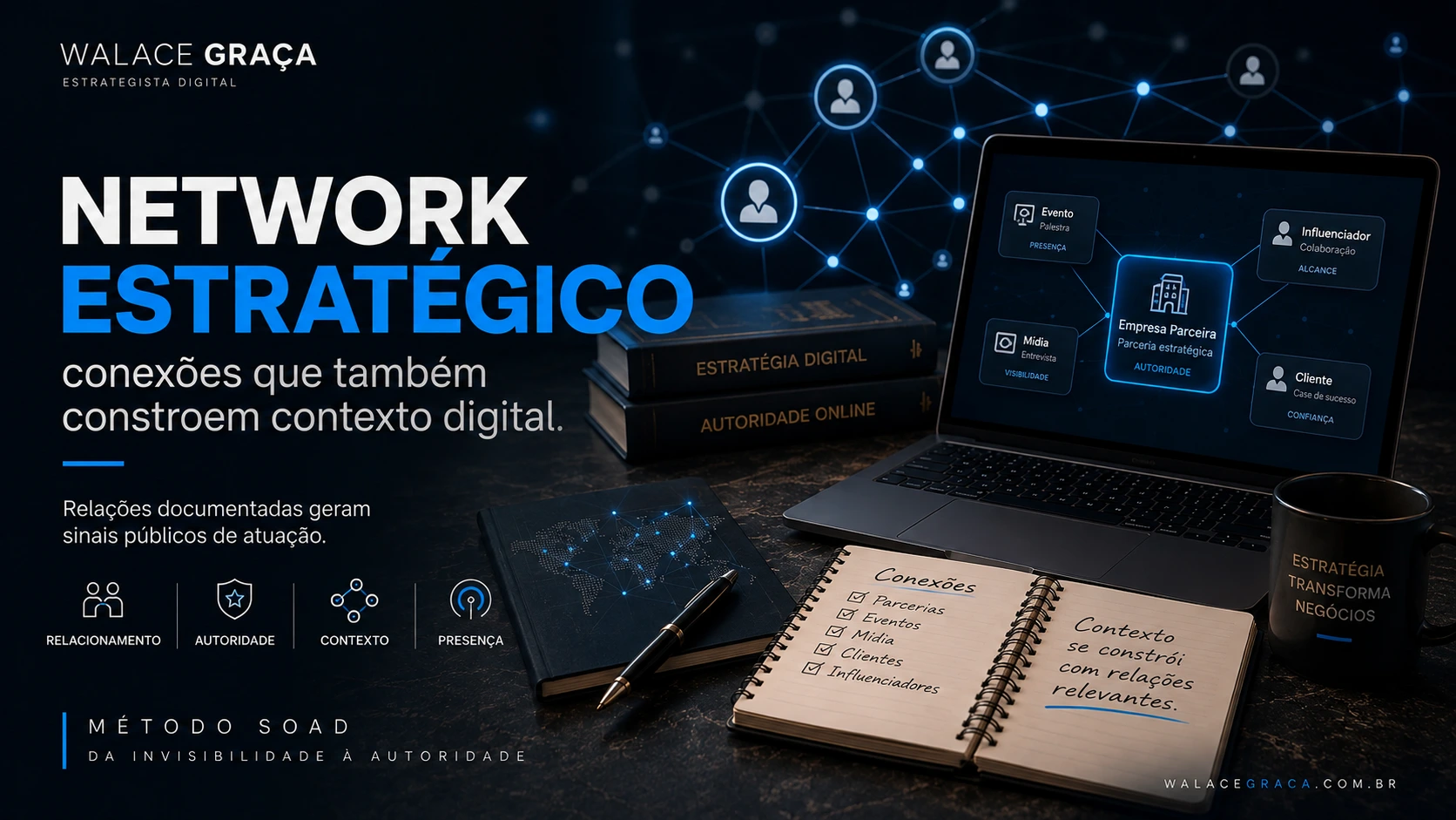 Network estratégico: conexões que também constroem contexto digital